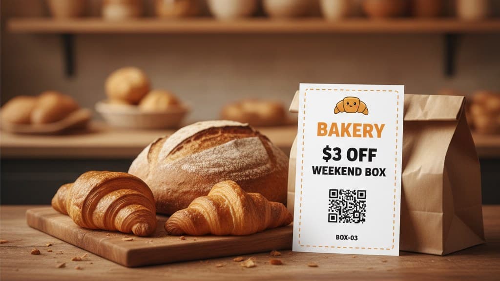 QR Code Coupons for Bakeries: The Morning-Pastry Habit Loop
