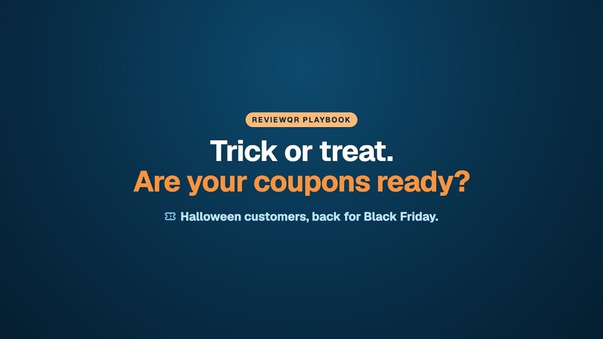 Black Friday for Small Business: The Plan That Starts at Halloween