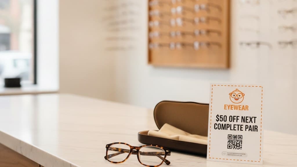 QR Code Coupons for Eyewear Stores: The Annual Frame Refresh