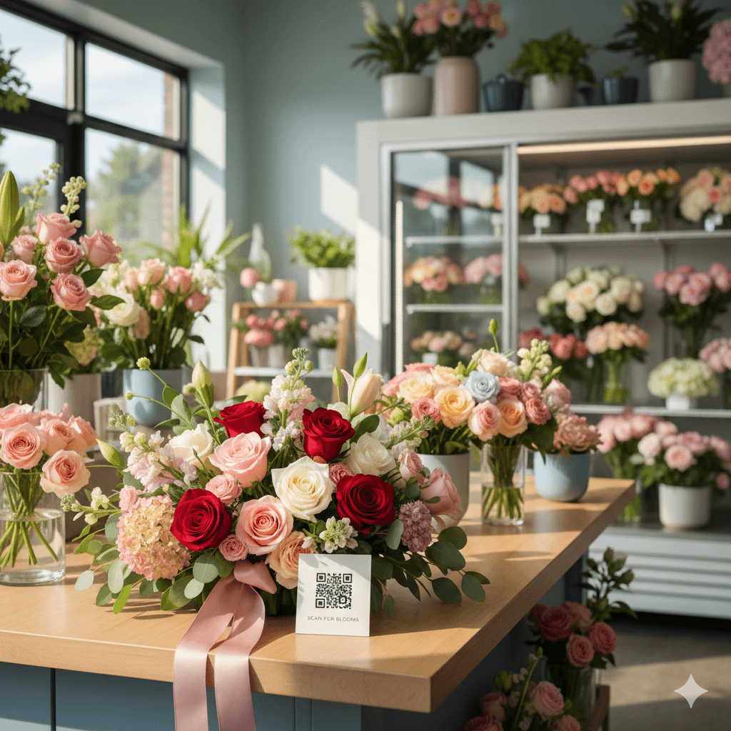 How Flower Shops Can Get More Google Reviews with QR Codes