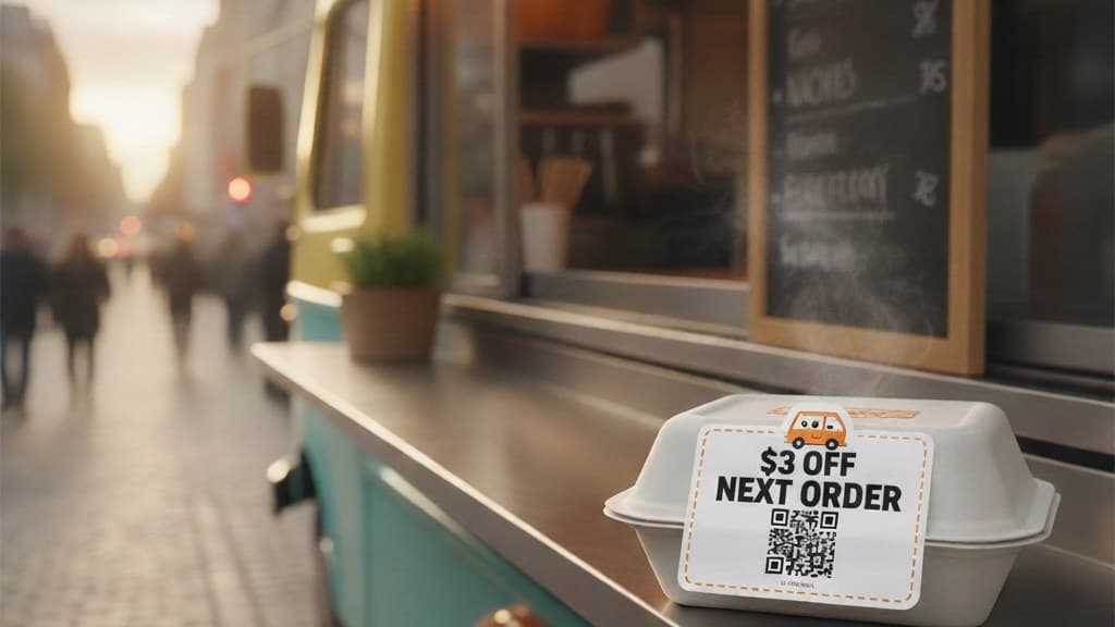 QR Code Coupons for Food Trucks: The Tomorrow's-Spot Tease