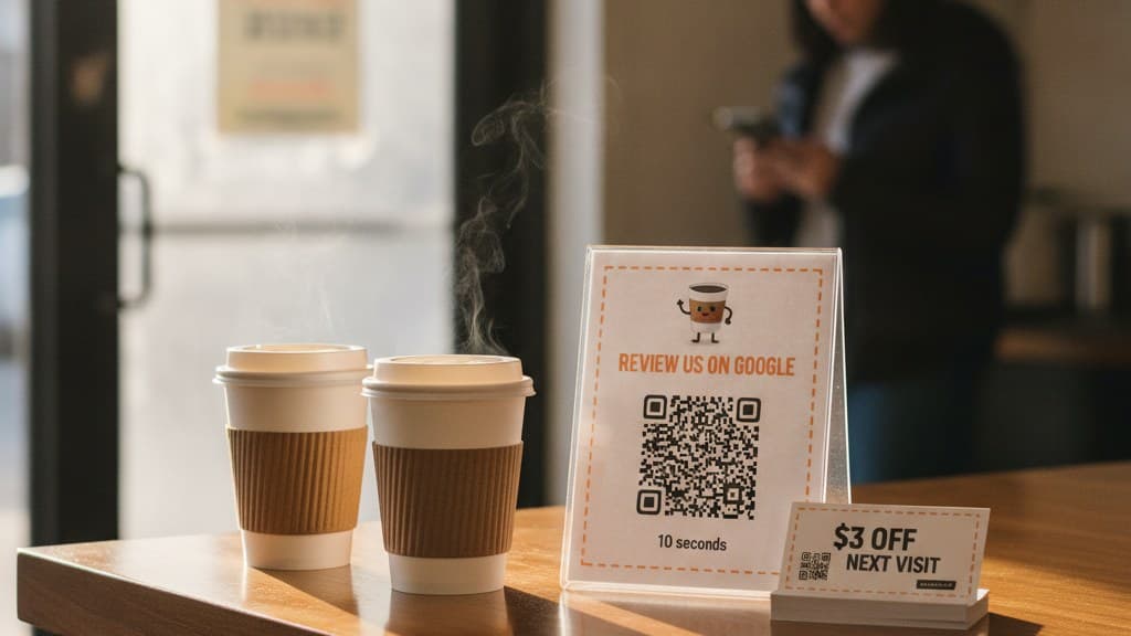 Google Review QR Code Stand, Sign, Sticker or Poster: Which One, and Where
